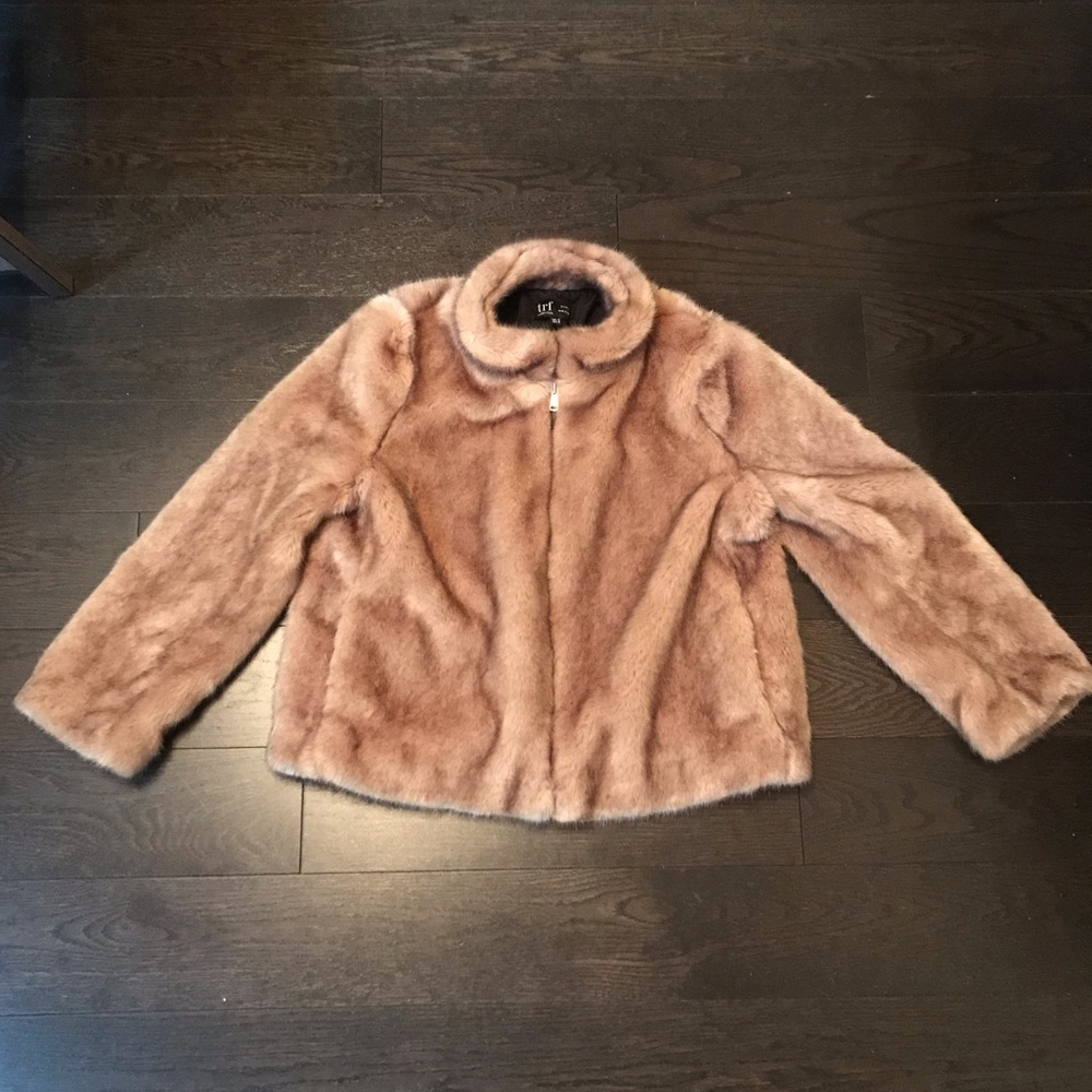 Zara TRF Faux Fur Jacket